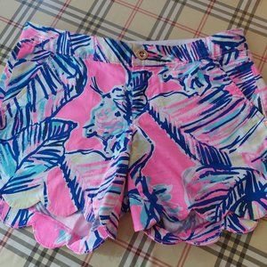 Lilly Pulitzer The Buttercup Short Shorts Size 0